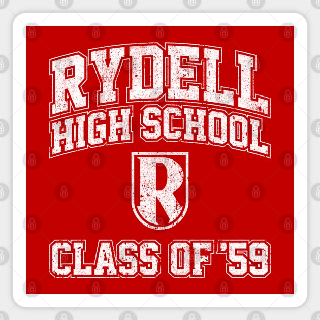 Rydell High School Class of '59 (Grease) Sticker by huckblade